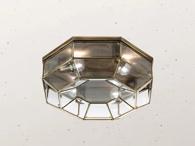 RILEGATO 380.00.80 - LED brass ceiling light _ Il Fanale